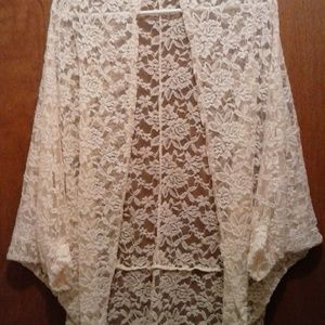 NWOT Lace Top Rose Pattern
